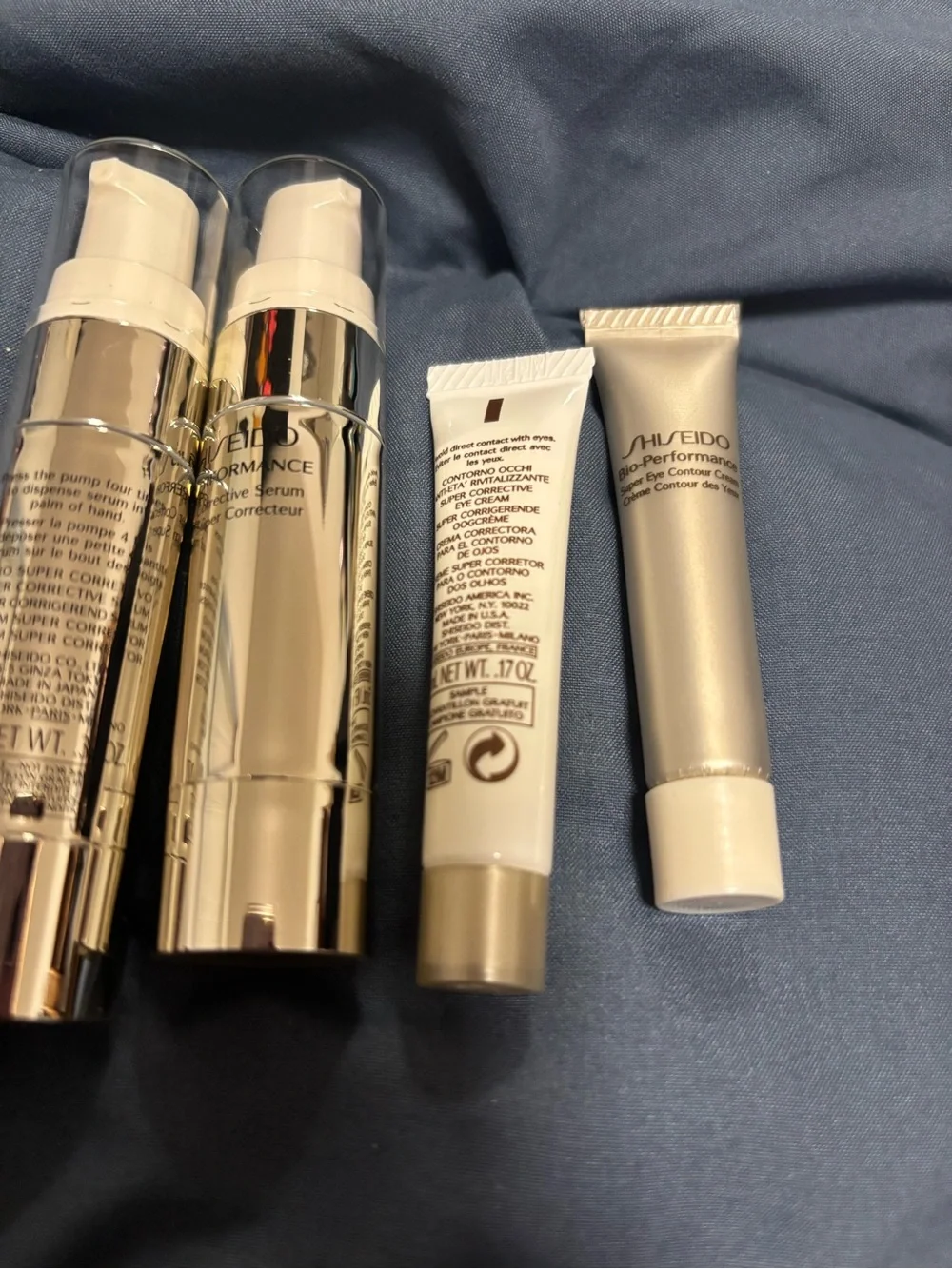 Shiseido Bio-Performance Corrective Serums & Eye Creams - Silver